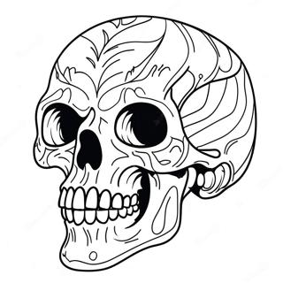 Ferocious Skull Crawler Coloring Page 50643-40545