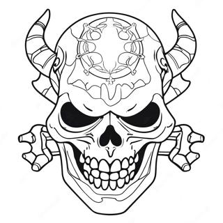 Ferocious Skull Crawler Coloring Page 50643-40548