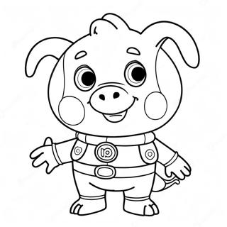 Alpha Pig Super Why Coloring Pages