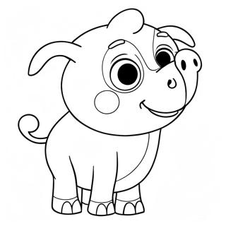 Alpha Pig Super Why Coloring Page 50662-40560