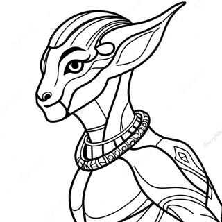 Avatar Banshee Coloring Page 50672-40571