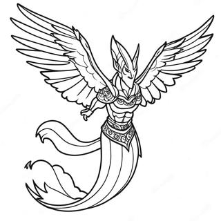 Majestic Avatar Banshee In Flight Coloring Page 50673-40574