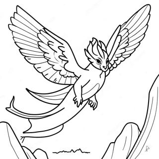 Majestic Avatar Banshee In Flight Coloring Page 50673-40575