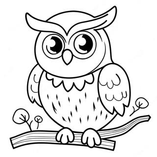 Halloween Owl Coloring Pages