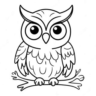 Halloween Owl Coloring Page 50682-40583