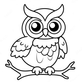 Halloween Owl Coloring Page 50682-40584