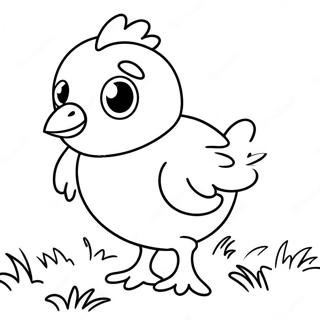 Easter Chick Coloring Page 50692-40590