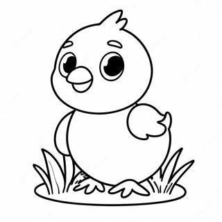 Easter Chick Coloring Page 50692-40592