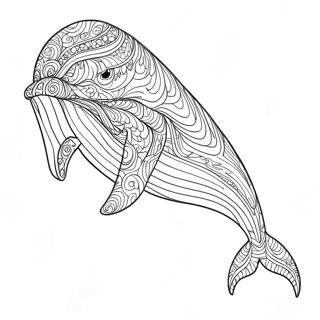 Whale For Adults Coloring Pages