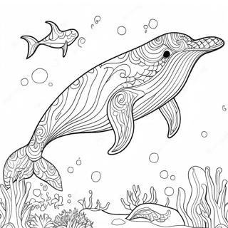 Whale Coloring Page 50702-40594