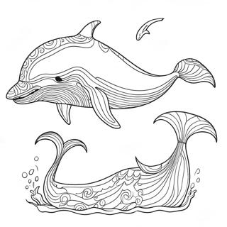 Whale Coloring Page 50702-40595