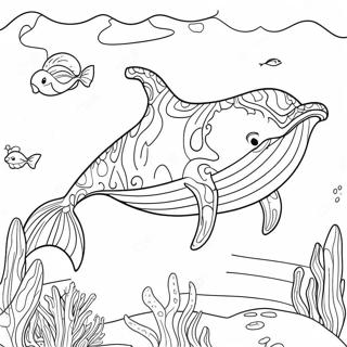 Whale Coloring Page 50702-40596