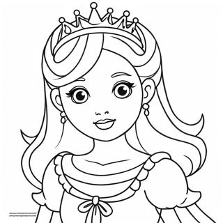 Girly Princess Coloring Page 50712-40612