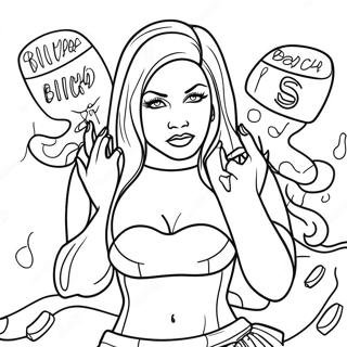 Bad Bitch Empowerment Coloring Page 50742-40627