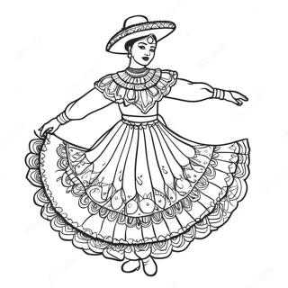 Folklorico Coloring Pages