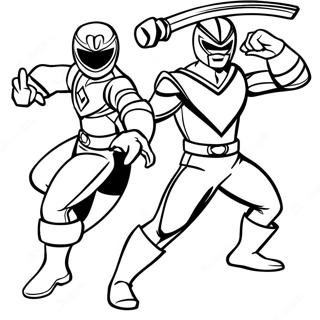 Power Rangers Samurai Coloring Page 50802-40674