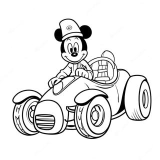 Mickey And The Roadster Racers Coloring Pages