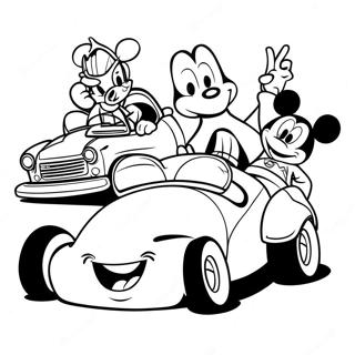 Mickey And The Roadster Racers Coloring Page 50822-40708