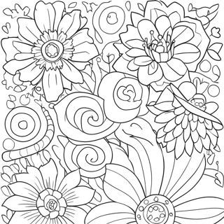 Flowers Coloring Page 50882-40734