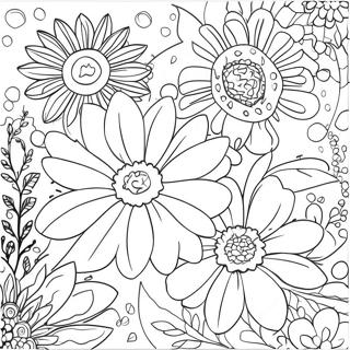 Flowers Coloring Page 50882-40736