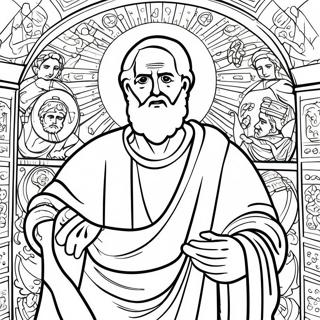 St Peter Coloring Pages