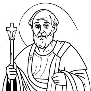 St Peter Coloring Page 50902-40754