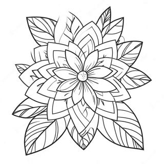 Simple Flower Border Coloring Page 50912-40762