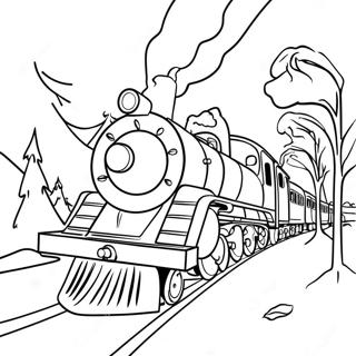 Polar Express Coloring Page 5091-4243