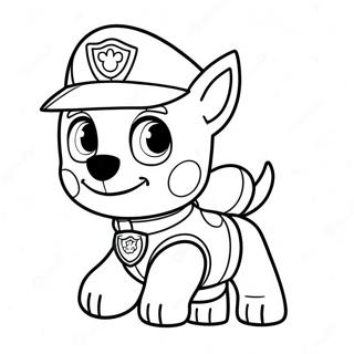 Colorful Paw Patrol Badge Coloring Page 50993-40832