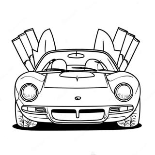 Sports Car Coloring Pages