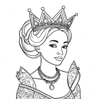 Black Queen Coloring Pages