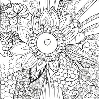 Dot Art Coloring Pages