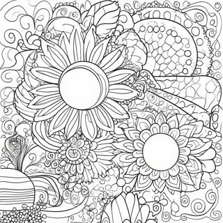 Colorful Dot Art Scene Coloring Page 51073-40893