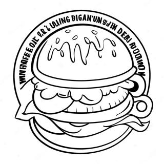 Burger King Logo Coloring Page 51082-40898