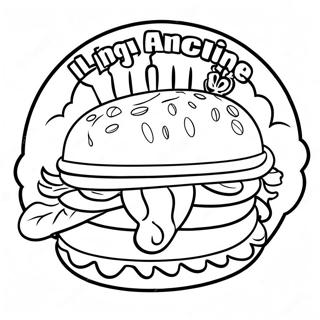 Burger King Logo Coloring Page 51082-40900