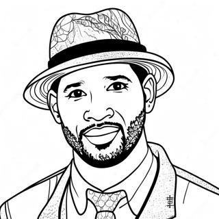 Usher Coloring Pages