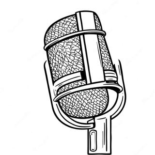 Microphone Coloring Page 51112-40924