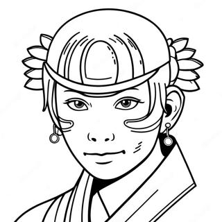 Zenitsu Agatsuma Coloring Page 5111-4254