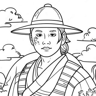 Zenitsu Agatsuma Coloring Page 5111-4255