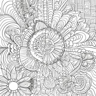 Intricate Abstract Patterns Coloring Page 51123-40930