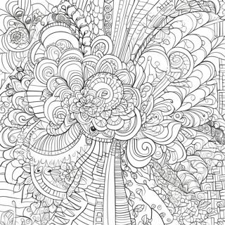 Intricate Abstract Patterns Coloring Page 51123-40931