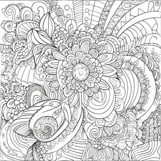 Intricate Abstract Patterns Coloring Page 51123-40932