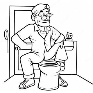 Skibidi Toilet Camera Man Coloring Page 51132-40939