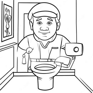 Skibidi Toilet Camera Man Coloring Page 51132-40940