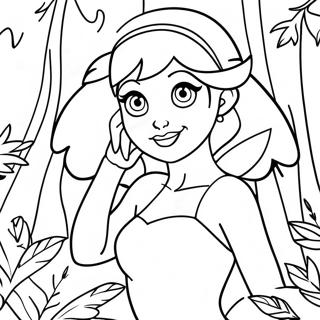 Ferngully Magical Forest Coloring Page 51172-40968