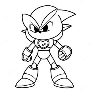 Metal Sonic Coloring Page 511-404