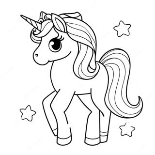 Glow In The Dark Unicorn Coloring Page 51202-40994