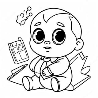 Boss Baby Coloring Page 5121-4258