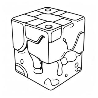 Minecraft Slime Coloring Page 51222-41011