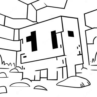 Minecraft Slime Coloring Page 51222-41012